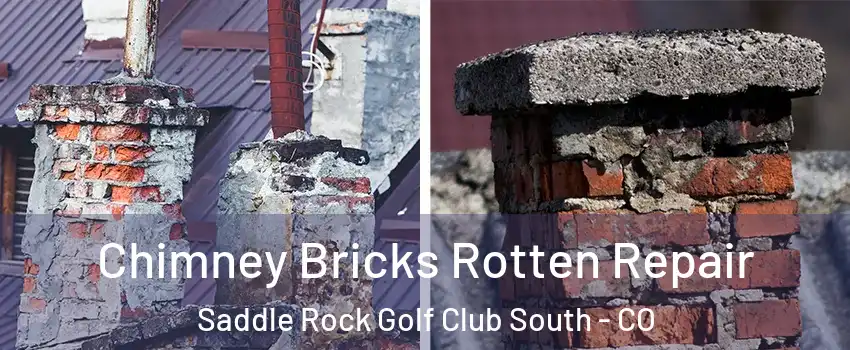 Chimney Bricks Rotten Repair Saddle Rock Golf Club South - CO