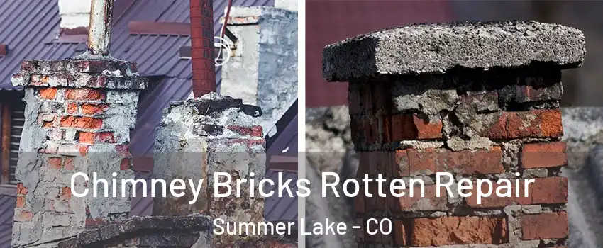 Chimney Bricks Rotten Repair Summer Lake - CO
