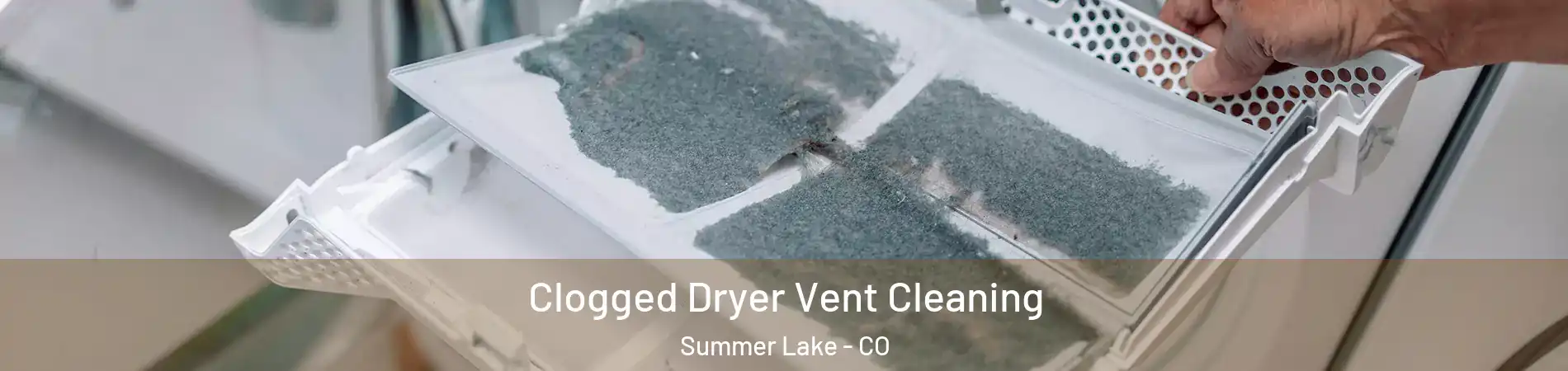 Clogged Dryer Vent Cleaning Summer Lake - CO