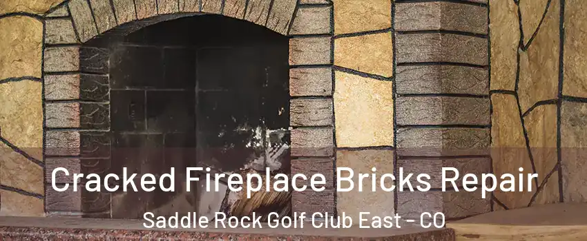 Cracked Fireplace Bricks Repair Saddle Rock Golf Club East - CO