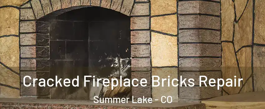 Cracked Fireplace Bricks Repair Summer Lake - CO