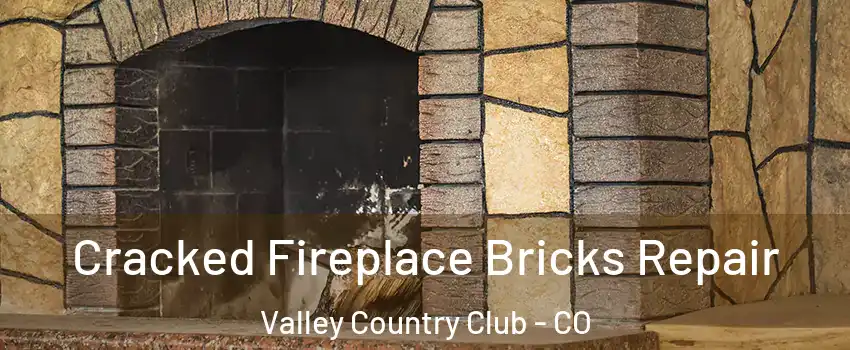 Cracked Fireplace Bricks Repair Valley Country Club - CO