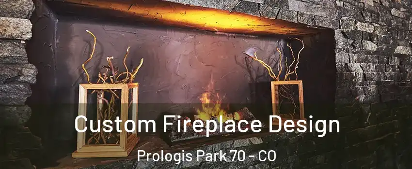 Custom Fireplace Design Prologis Park 70 - CO