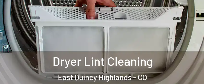 Dryer Lint Cleaning East Quincy Highlands - CO