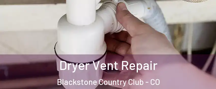 Dryer Vent Repair Blackstone Country Club - CO