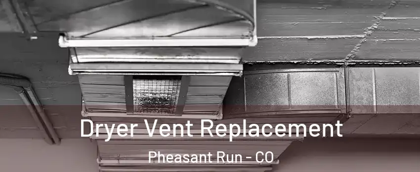 Dryer Vent Replacement Pheasant Run - CO
