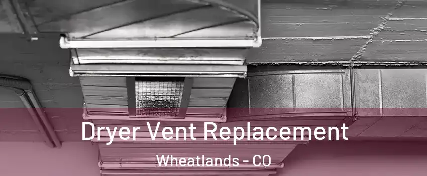 Dryer Vent Replacement Wheatlands - CO