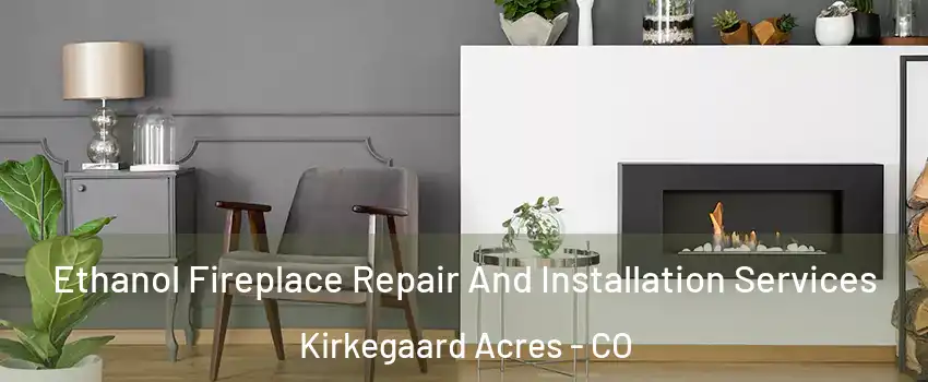 Ethanol Fireplace Repair And Installation Services Kirkegaard Acres - CO