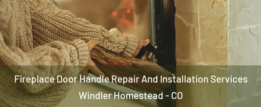 Fireplace Door Handle Repair And Installation Services Windler Homestead - CO