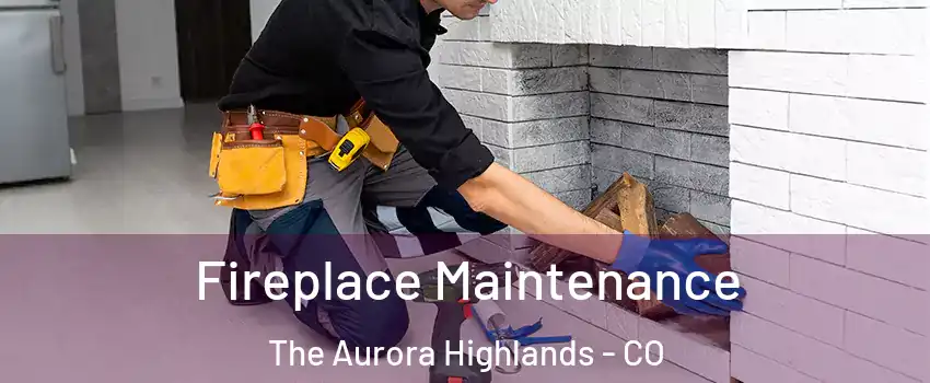 Fireplace Maintenance The Aurora Highlands - CO