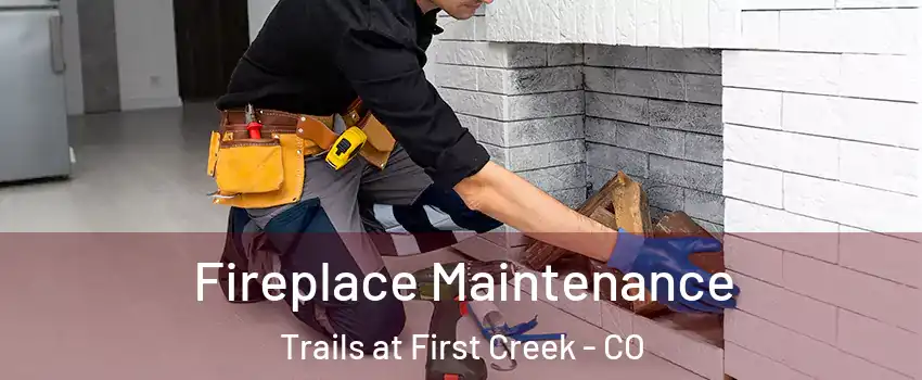 Fireplace Maintenance Trails at First Creek - CO
