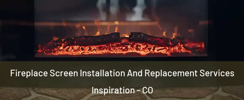 Fireplace Screen Installation And Replacement Services Inspiration - CO