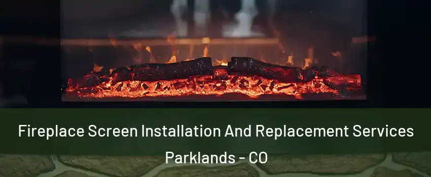 Fireplace Screen Installation And Replacement Services Parklands - CO