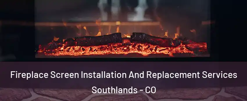 Fireplace Screen Installation And Replacement Services Southlands - CO