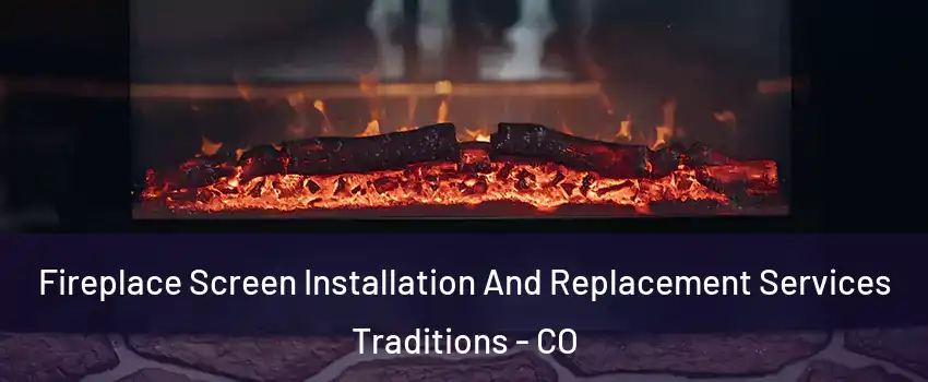 Fireplace Screen Installation And Replacement Services Traditions - CO