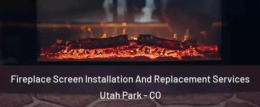 Fireplace Screen Installation And Replacement Services Utah Park - CO