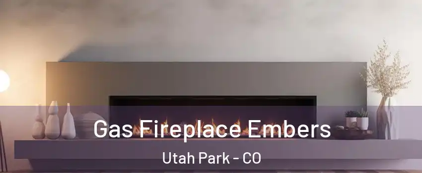 Gas Fireplace Embers Utah Park - CO