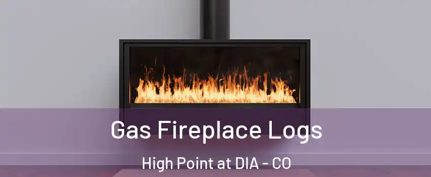 Gas Fireplace Logs High Point at DIA - CO