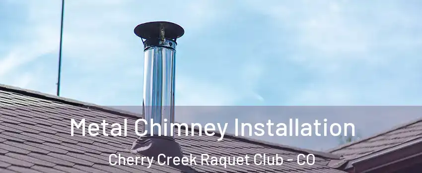 Metal Chimney Installation Cherry Creek Raquet Club - CO