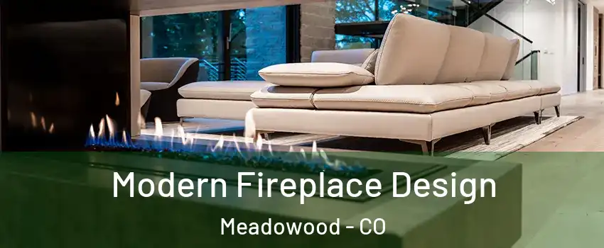 Modern Fireplace Design Meadowood - CO