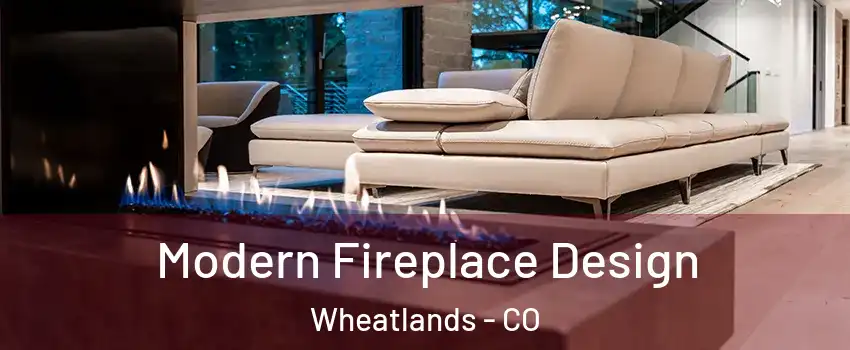Modern Fireplace Design Wheatlands - CO