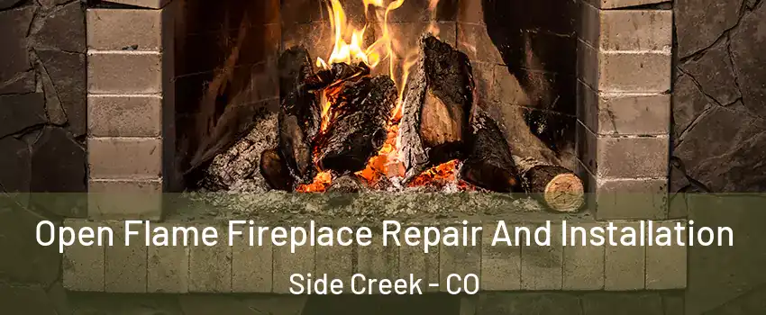 Open Flame Fireplace Repair And Installation Side Creek - CO