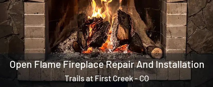 Open Flame Fireplace Repair And Installation Trails at First Creek - CO