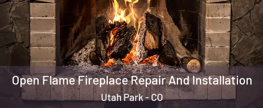 Open Flame Fireplace Repair And Installation Utah Park - CO