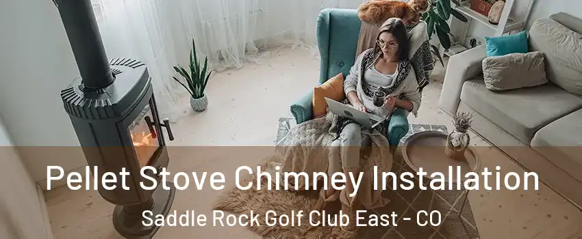 Pellet Stove Chimney Installation Saddle Rock Golf Club East - CO