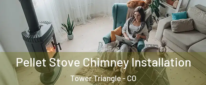Pellet Stove Chimney Installation Tower Triangle - CO