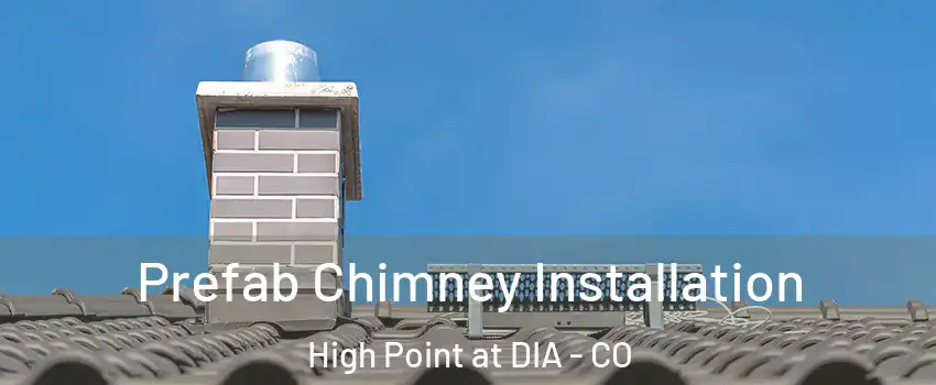 Prefab Chimney Installation High Point at DIA - CO