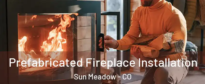 Prefabricated Fireplace Installation Sun Meadow - CO
