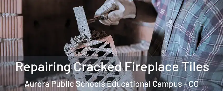 Repairing Cracked Fireplace Tiles Aurora Public Schools Educational Campus - CO